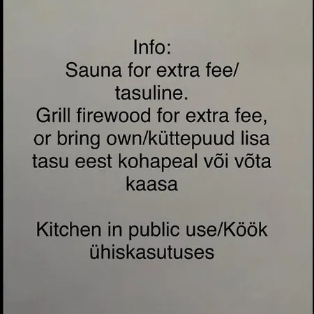 Ranna Majake, , Peipsi Talu Campsite *